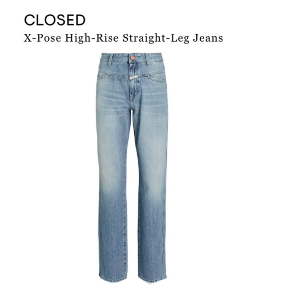 Closed X-Pose High-Rise Straight-Leg Jeans (29)
